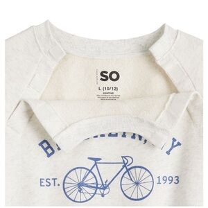 Girls SO Adaptive Cropped “Brooklyn” Sweatshirt - Size L (10-12)